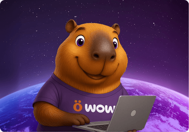 Asesor de WOW atendiendo una consulta